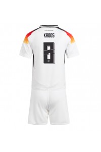 Duitsland Toni Kroos #8 Babytruitje Thuis tenue Kind EK 2024 Korte Mouw (+ Korte broeken)